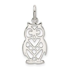 Sterling Silver Owl Charm QC4051