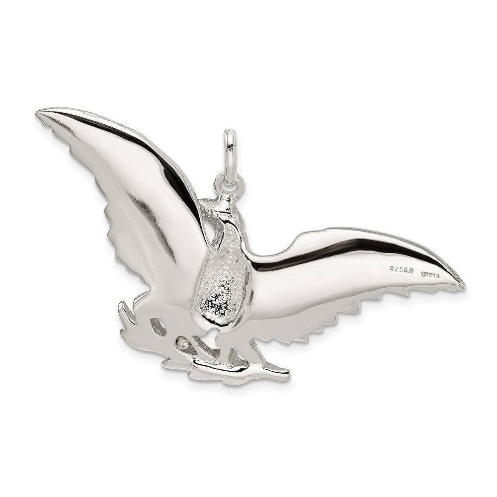 Sterling Silver Eagle Charm QC4064