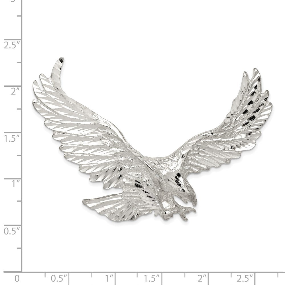 Sterling Silver Eagle Pendant QC4065