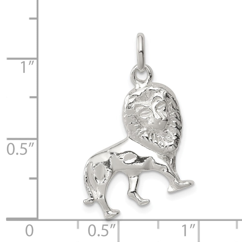 Sterling Silver Lion Charm QC4072