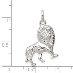 Sterling Silver Lion Charm QC4072