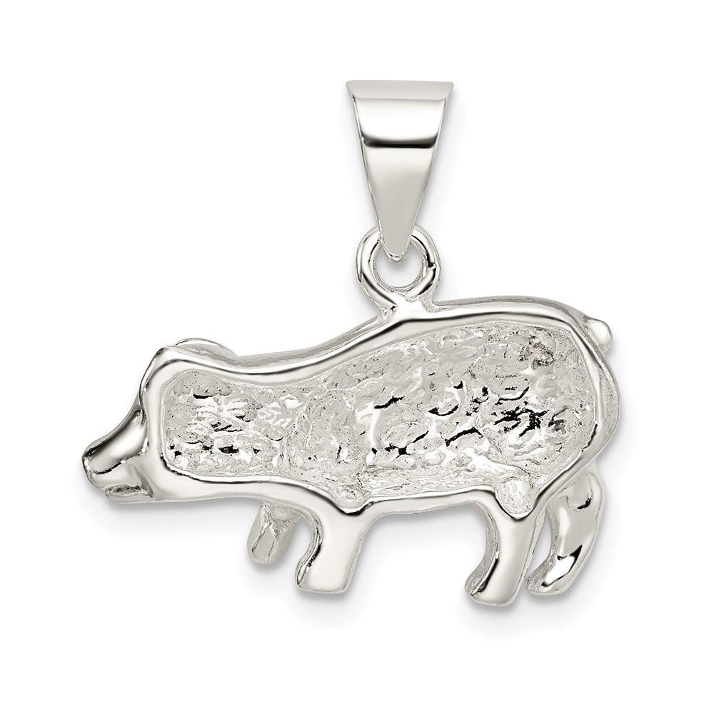 Sterling Silver Pig Charm QC4076