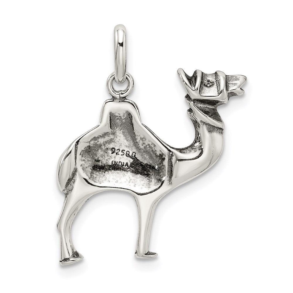 Sterling Silver Antiqued Camel Charm QC4079