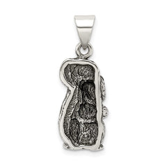 Sterling Silver Antiqued Squirrel Charm QC4105