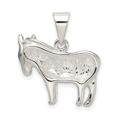 Sterling Silver Donkey Pendant QC4127