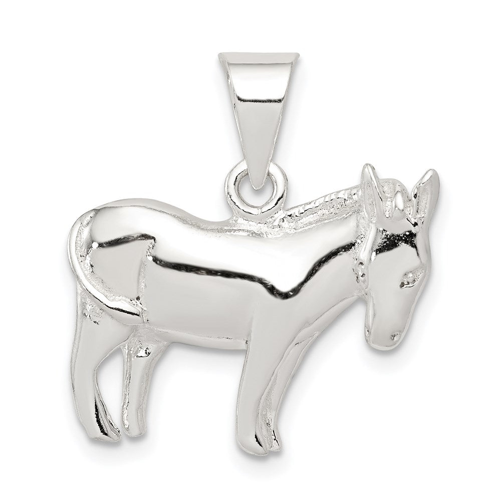 Sterling Silver Donkey Pendant QC4127