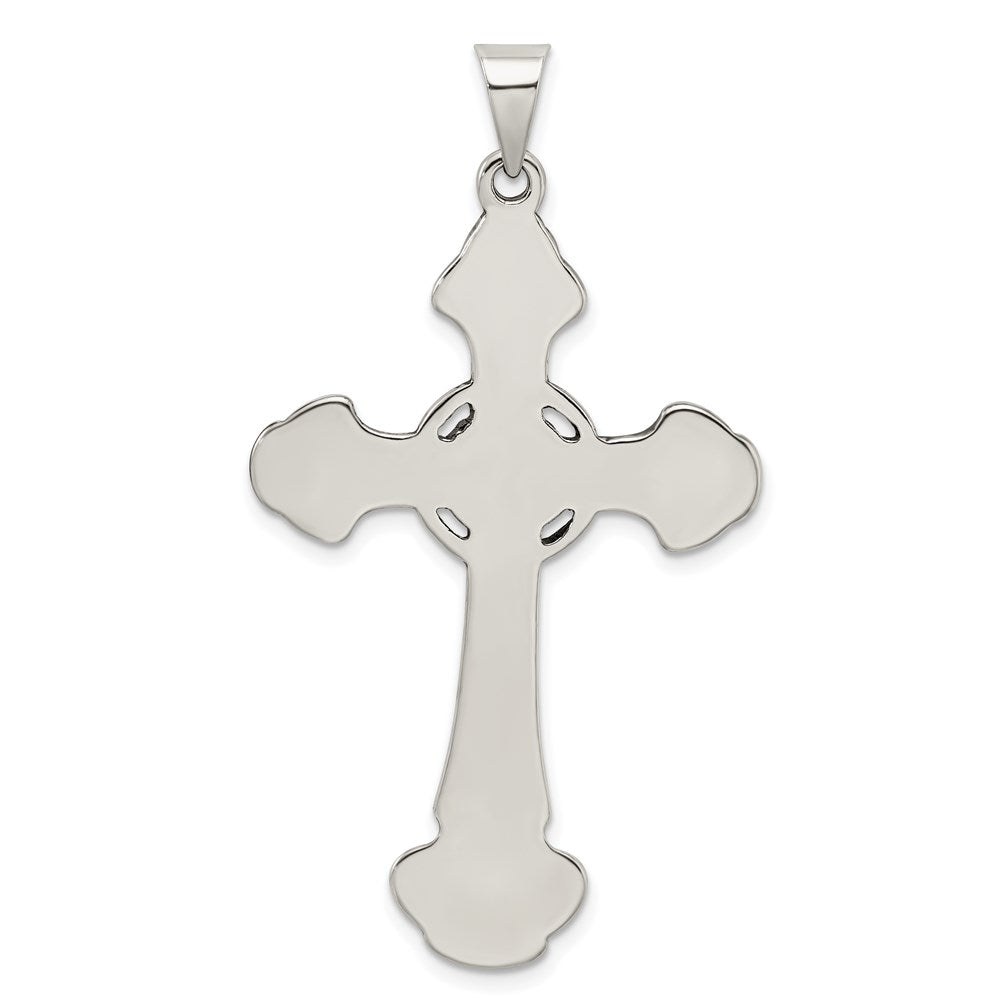 Sterling Silver Antiqued Cross Pendant QC4346