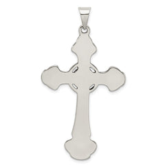 Sterling Silver Antiqued Cross Pendant QC4346