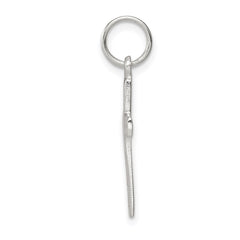 Sterling Silver Rhodium-plated Latin Cross Charm QC4367