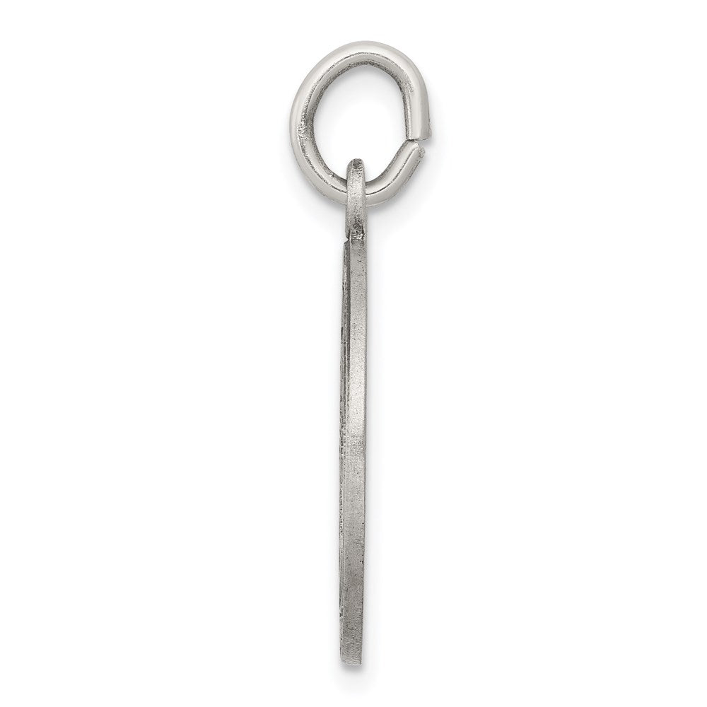 Sterling Silver Antiqued U.S. Air Force Medal Charm QC4411