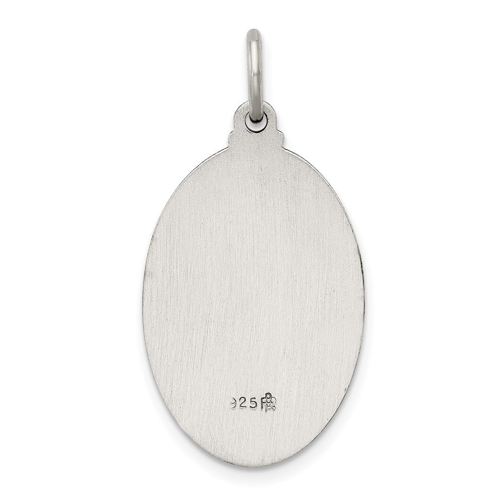 Sterling Silver Antiqued Saint Joseph Medal QC443