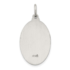 Sterling Silver Antiqued Saint Joseph Medal QC443