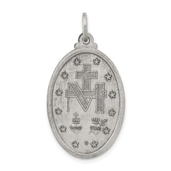 Sterling Silver Antiqued Miraculous Medal QC445