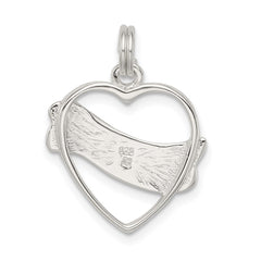 Sterling Silver Heart Charm QC4567