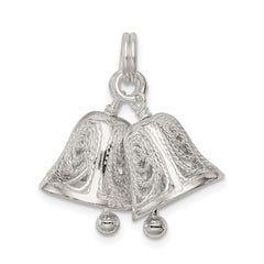 Sterling Silver Bells Charm QC4573