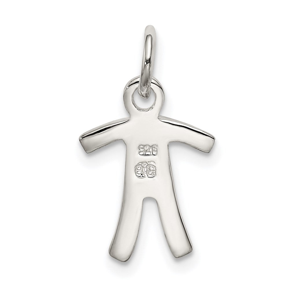 Sterling Silver Boy Charm QC4628