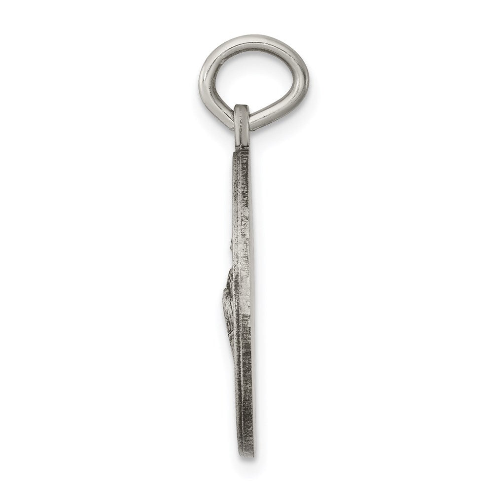 Sterling Silver Antiqued St. Jude Thaddeus Medal QC470