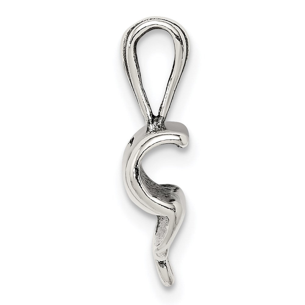 Sterling Silver Polish & Antique Diploma Pendant QC4703