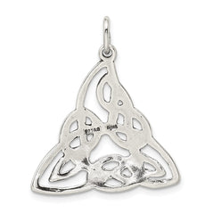Sterling Silver Antiqued Celtic Charm QC4707