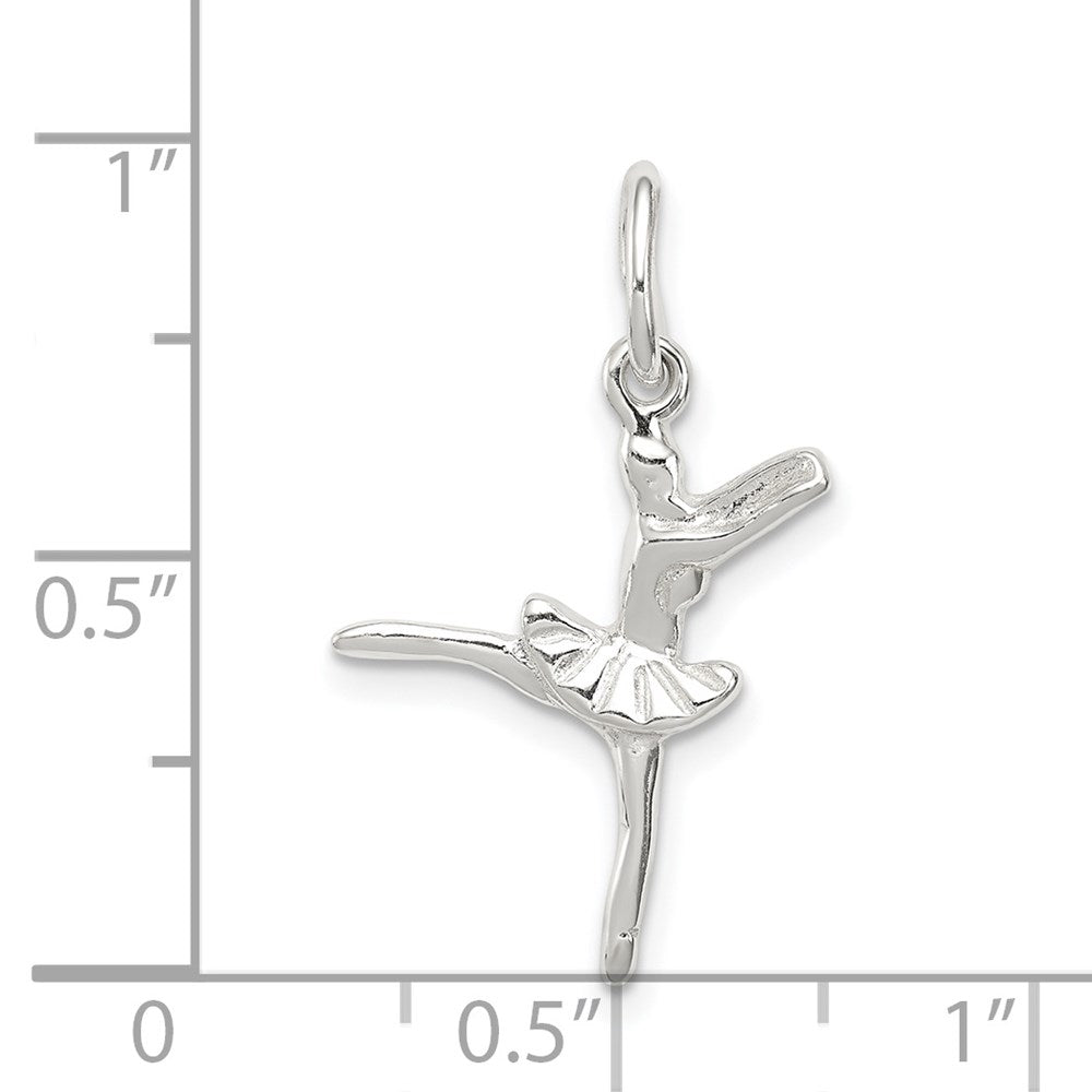 Sterling Silver Ballerina Charm QC4773