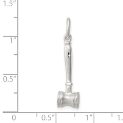 Sterling Silver Gavel Charm QC4785