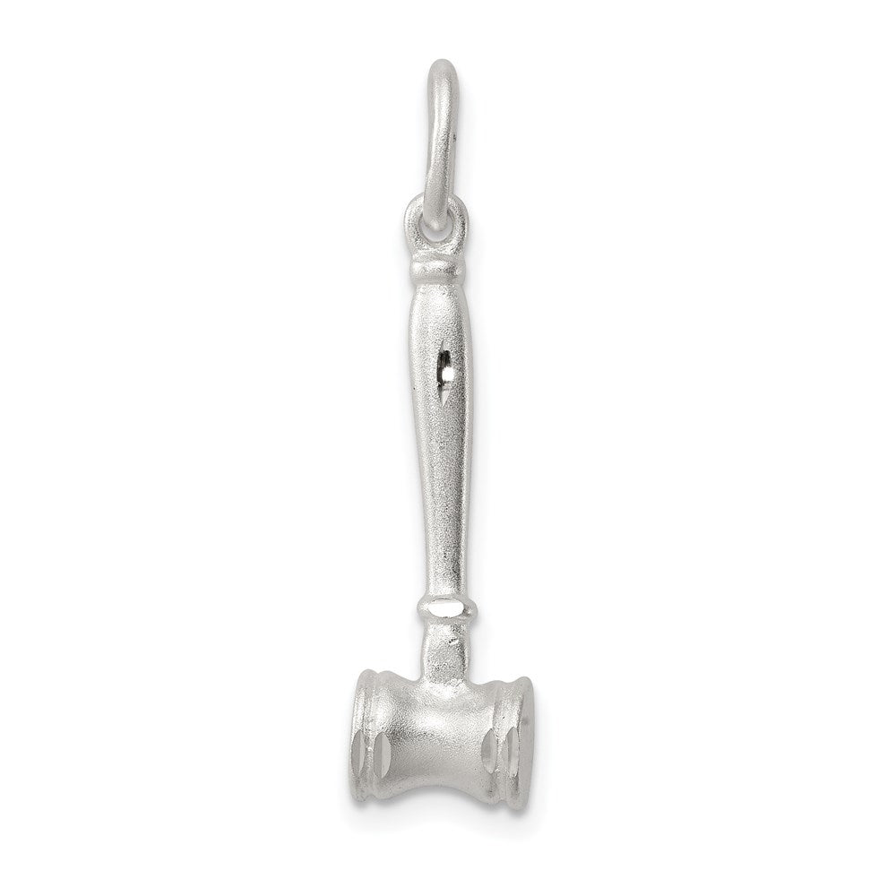 Sterling Silver Gavel Charm QC4785