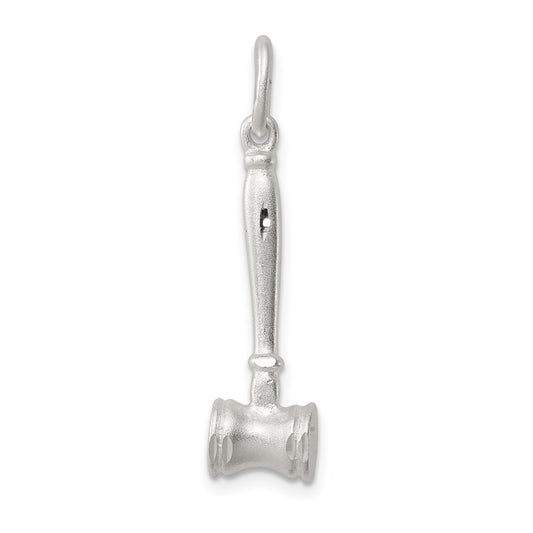 Sterling Silver Gavel Charm QC4785