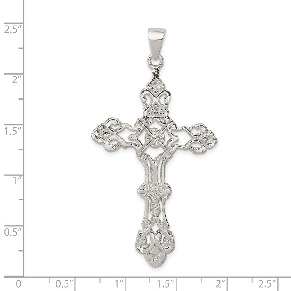 Sterling Silver INRI Cross Pendant QC481