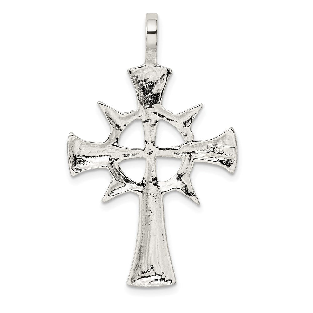 Sterling Silver Iona Cross Pendant QC482