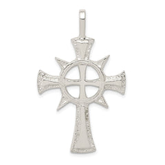 Sterling Silver Iona Cross Pendant QC482