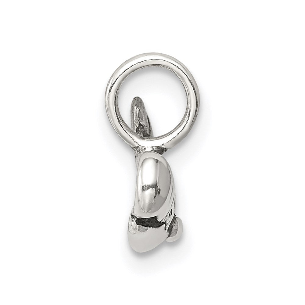 Sterling Silver Antiqued Blue Whale Pendant QC4867