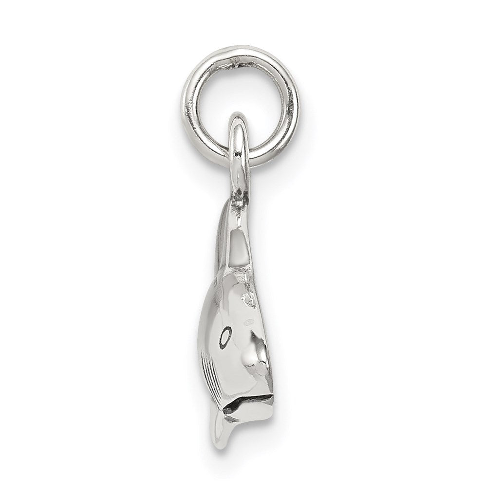 Sterling Silver Antique Shark Charm QC4869
