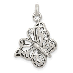 Sterling Silver Antique Butterfly Charm QC4997