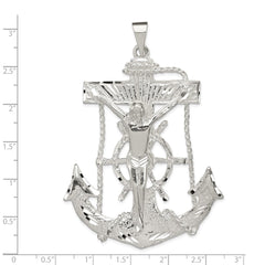 Sterling Silver Mariner Cross Pendant QC500