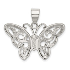 Sterling Silver Butterfly Pendant QC5007
