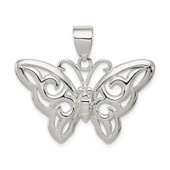 Sterling Silver Butterfly Pendant QC5007