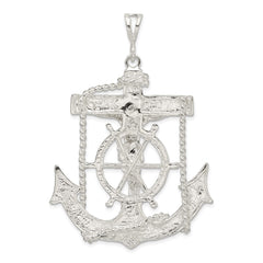Sterling Silver Mariner Cross Pendant QC501