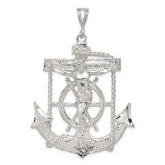 Sterling Silver Mariner Cross Pendant QC501