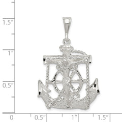 Sterling Silver Mariner Cross Pendant QC503