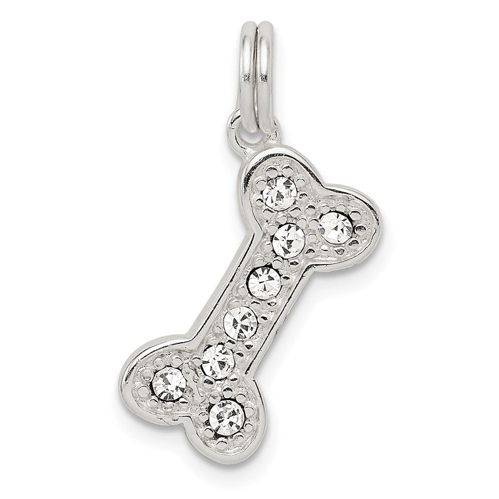 Sterling Silver Dog Bone Charm QC5072