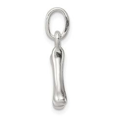 Sterling Silver Polished Bone Charm QC5073