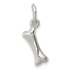 Sterling Silver Polished Bone Charm QC5073
