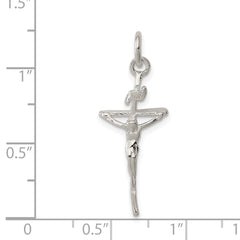 Sterling Silver INRI Crucifix Pendant QC508