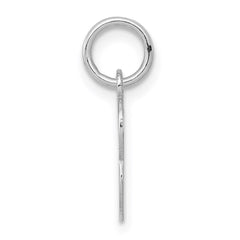 Sterling Silver Rhodium-plated Letter B Initial Charm QC5092B