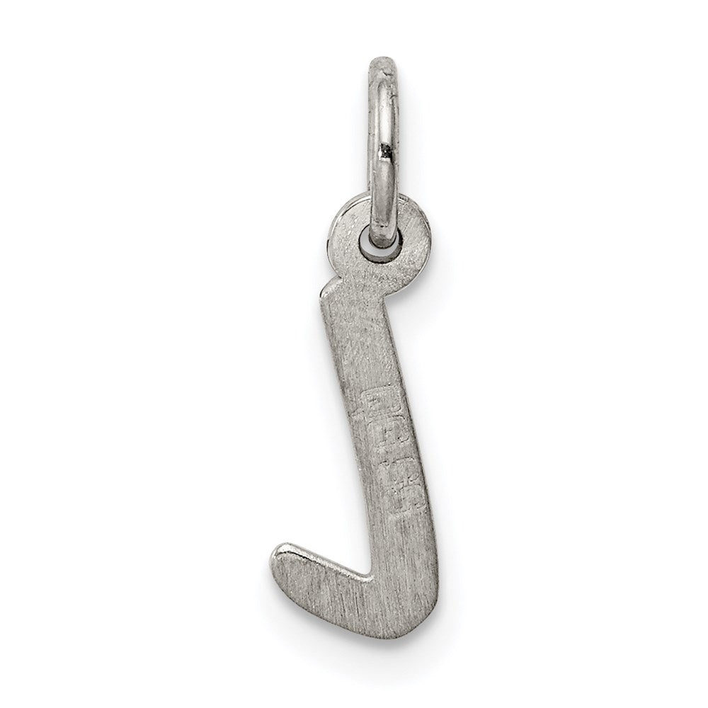 Sterling Silver Rhodium-plated Letter L Initial Charm QC5092L