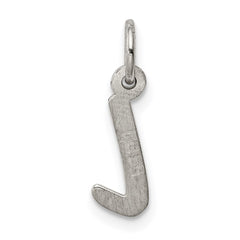 Sterling Silver Rhodium-plated Letter L Initial Charm QC5092L