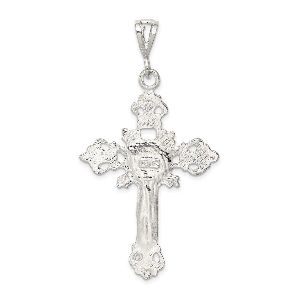 Sterling Silver INRI Crucifix Pendant QC515