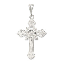 Sterling Silver INRI Crucifix Pendant QC515