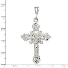 Sterling Silver INRI Crucifix Pendant QC515