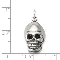 Sterling Silver Skull Pendant QC5163